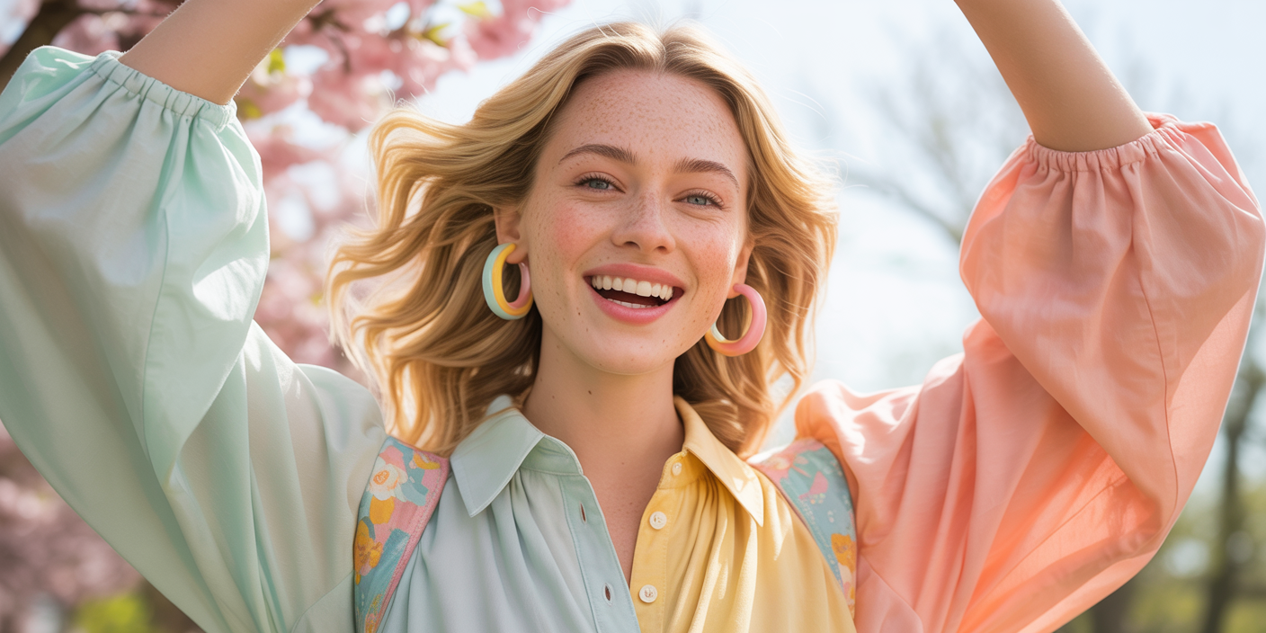 The Vibrant Spring personality type illustration