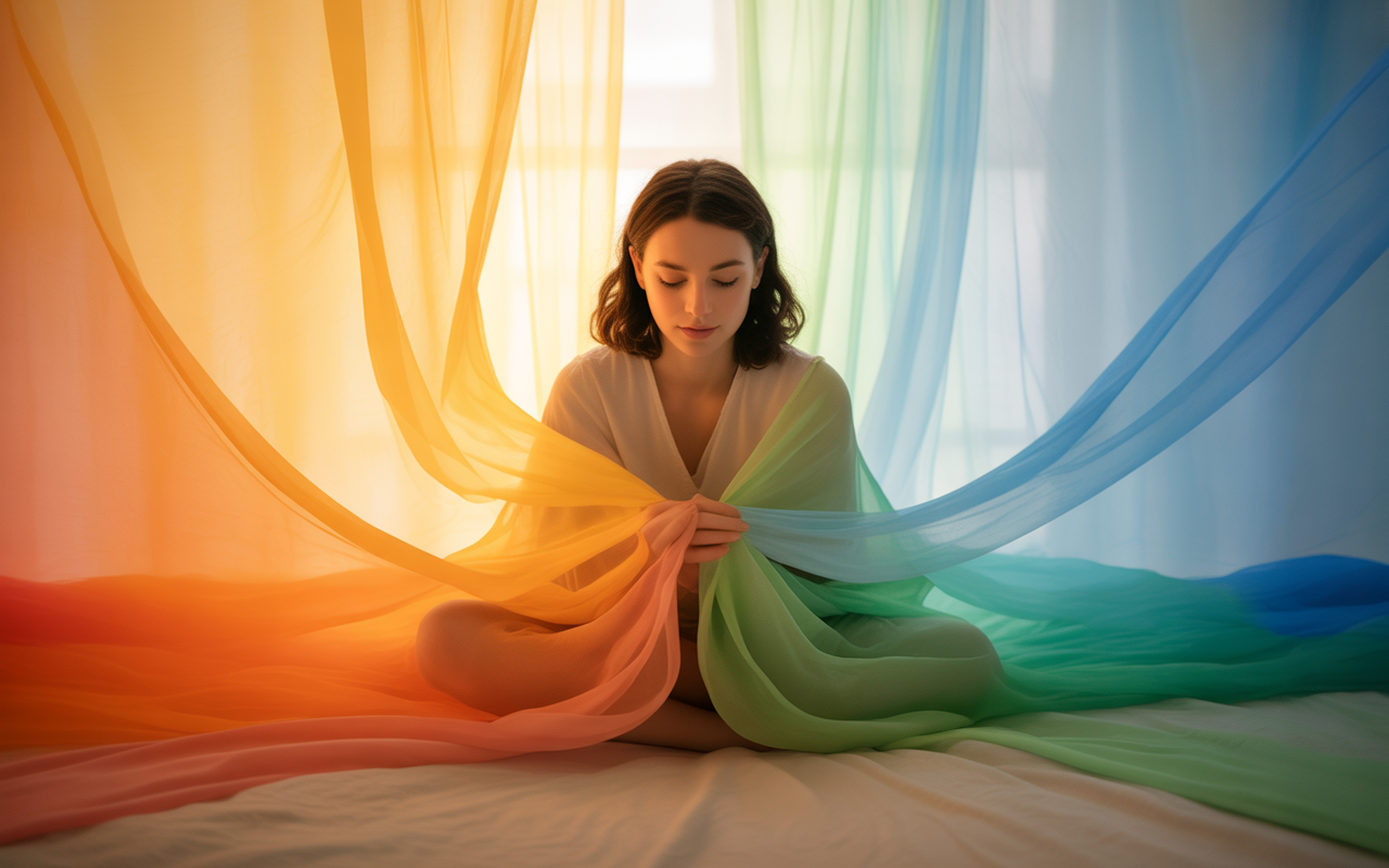 Color psychology visual