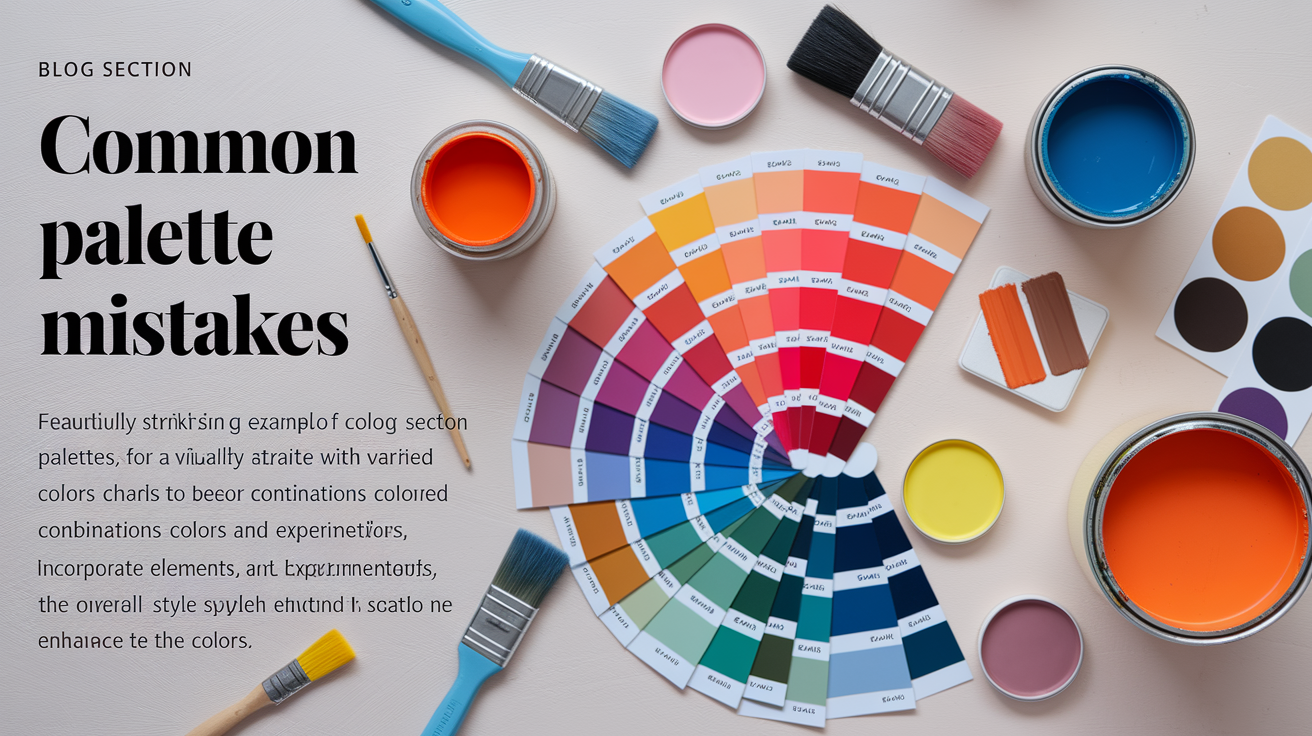 Common mistakes to avoid when choosing your color palette