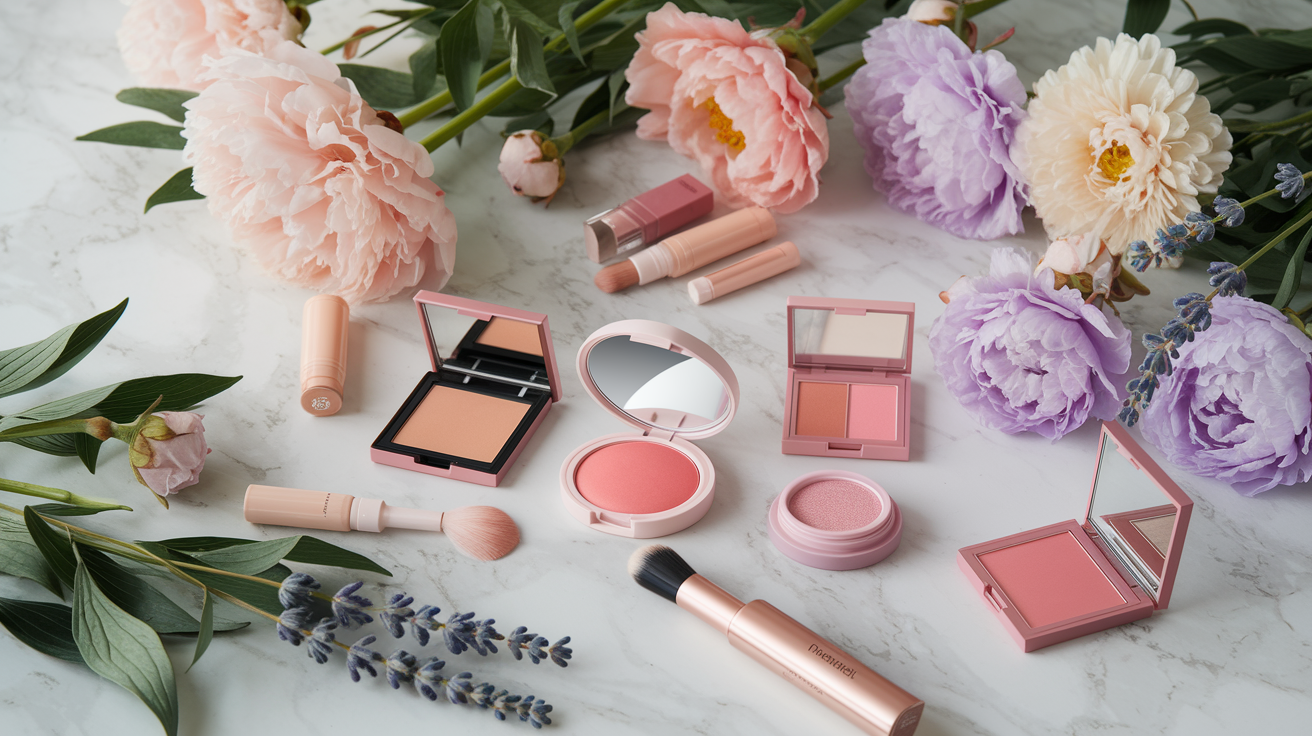 Mastering the makeup palette for cool summer with soft pinks and cool tones