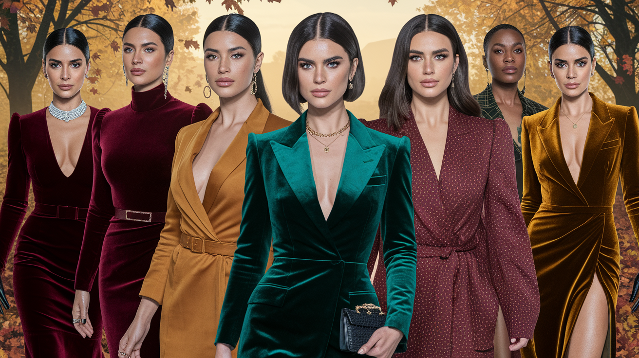 Deep autumn celebrities demonstrating sophisticated color styling