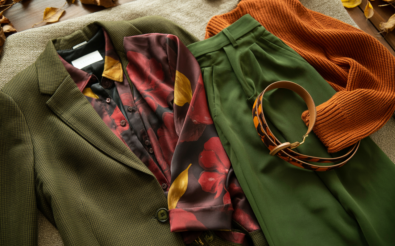 Deep autumn pattern guide and styling examples