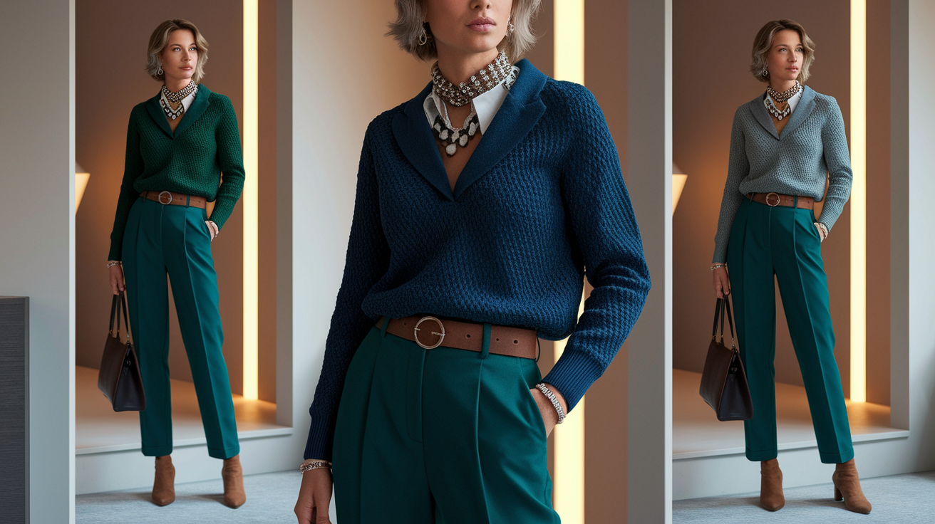 Deep Winter styling guide with contrast and texture
