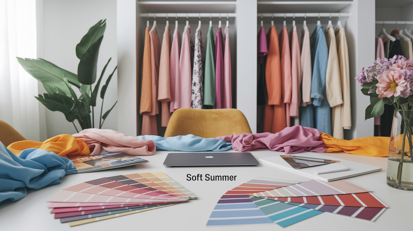 Soft Summer fabric influence on color appearance