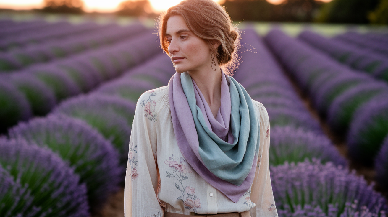 Soft Summer pattern and texture with fashion editorial style