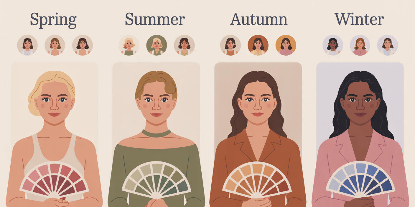 What is Seasonal Color Analysis illustration